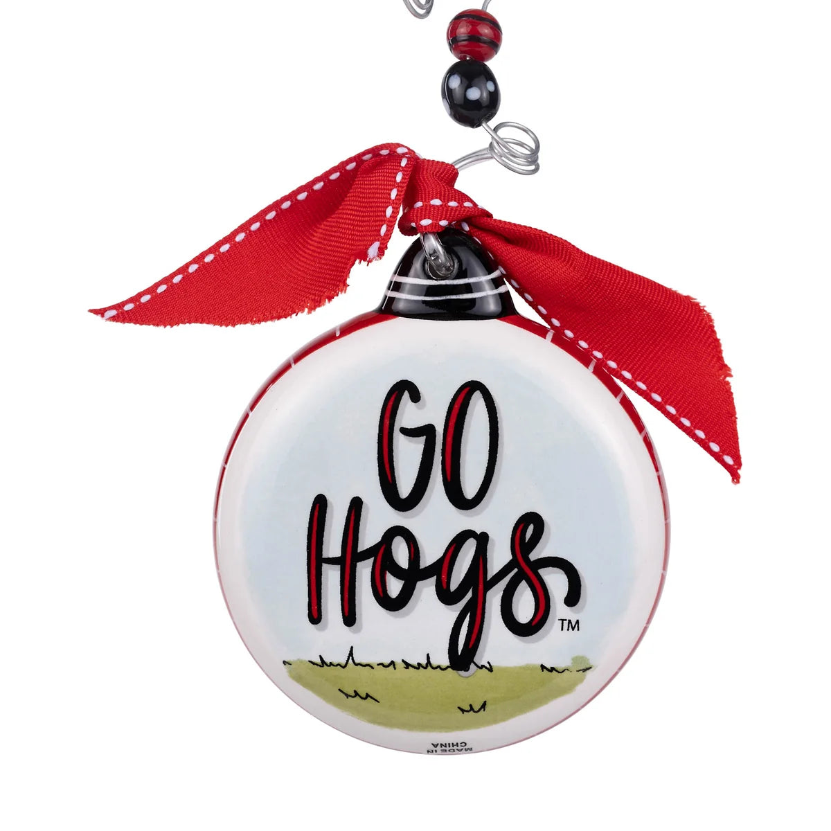 Arkansas Razorbacks Mascot Puff Ornament