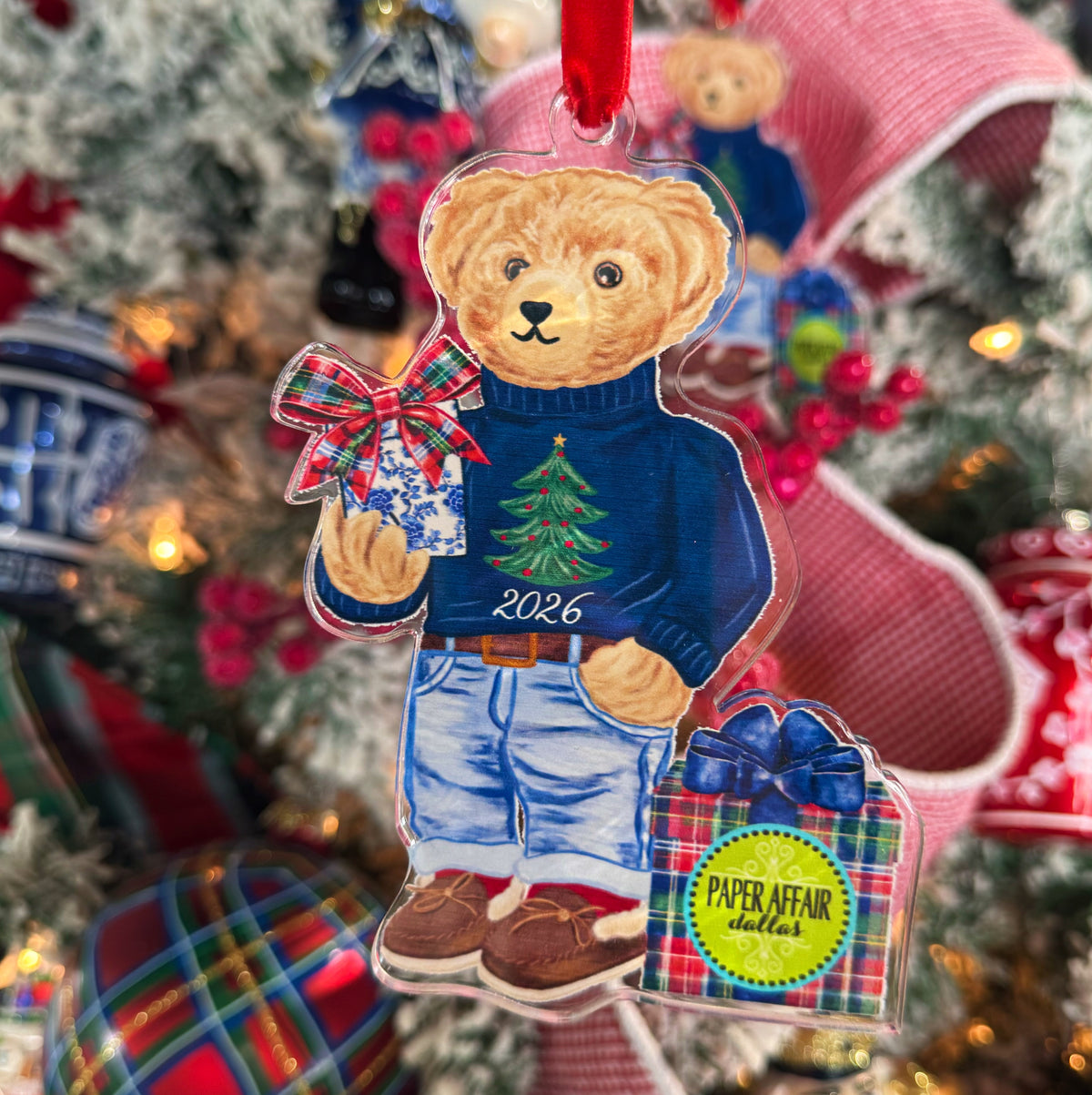 2026 Paper Affair Christmas Ornament