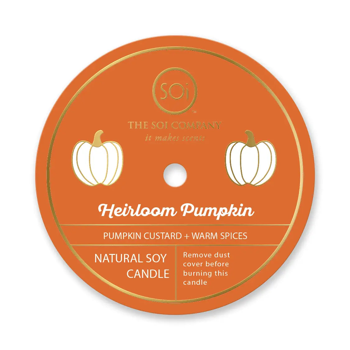 Heirloom Pumpkin Icon Candle
