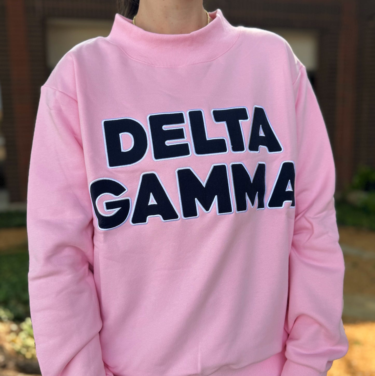 Sorority Mock Neck Sweatshirt
