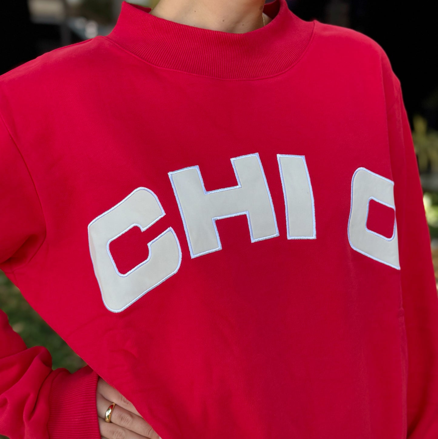 COMING SOON! Sorority Mock Neck Sweatshirt