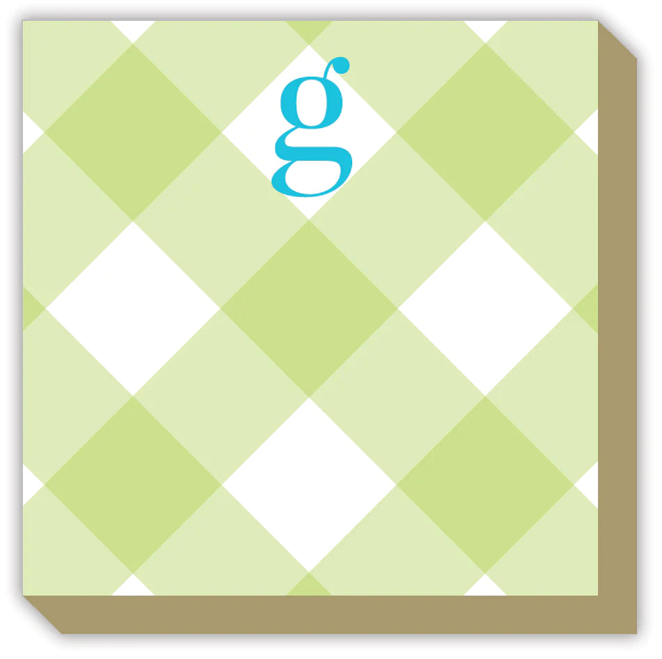 Buffalo Check Monogram Luxe Pad