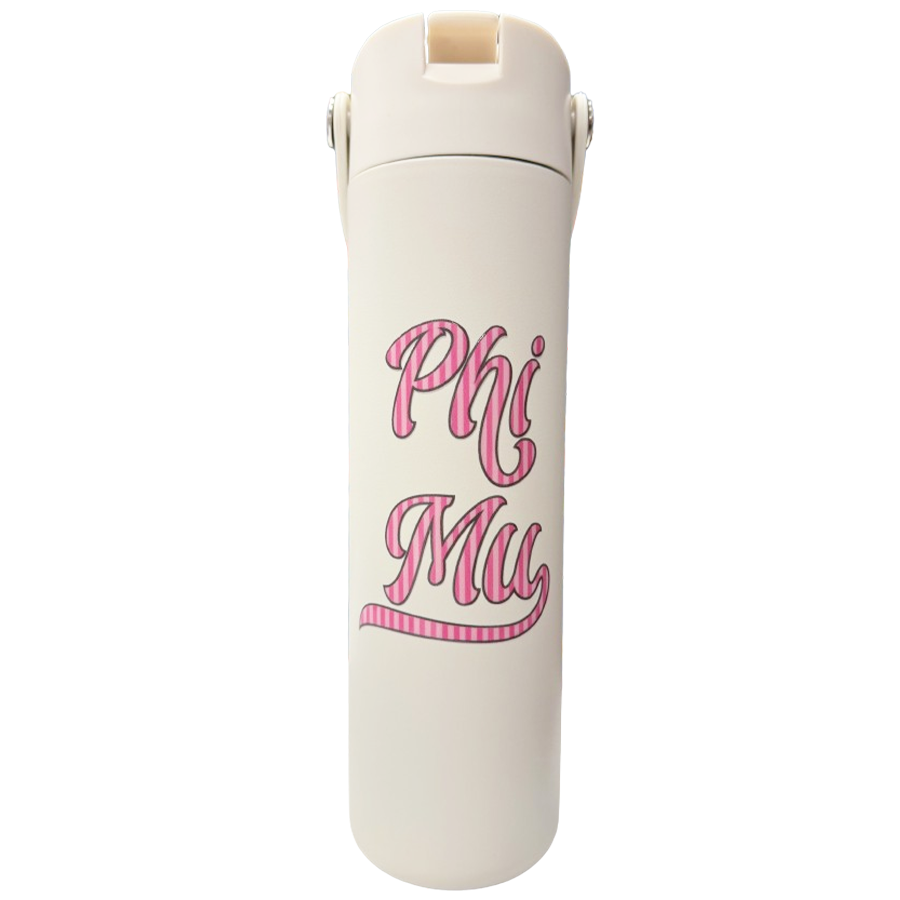 Varsity Stripe Sorority Water Bottle