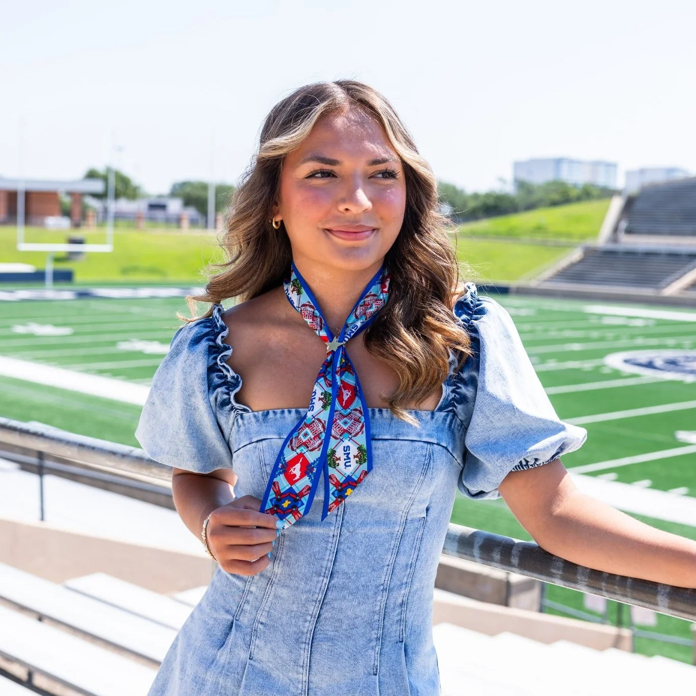 SMU All-Star Skinny Scarf