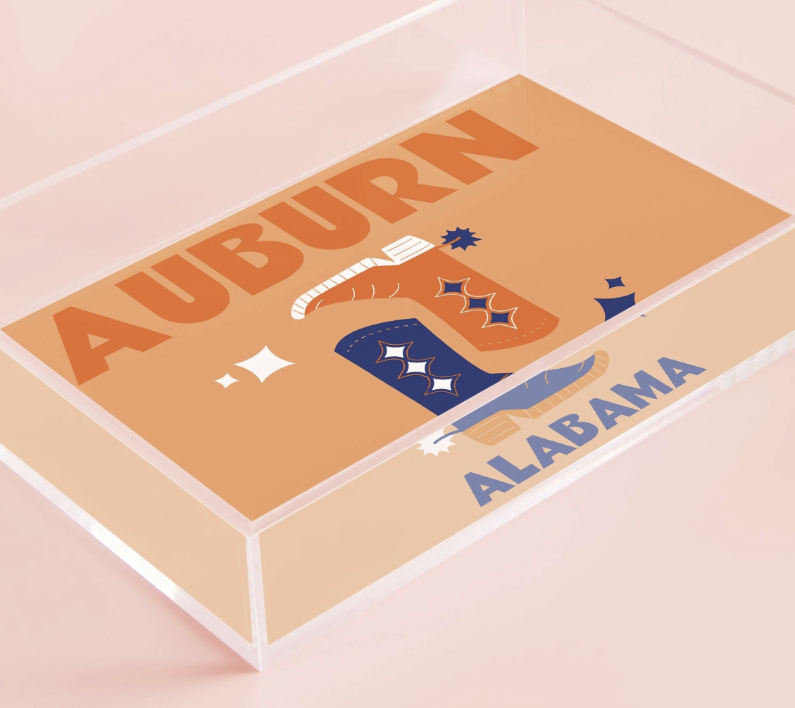 Kickoff Small Tray | Auburn