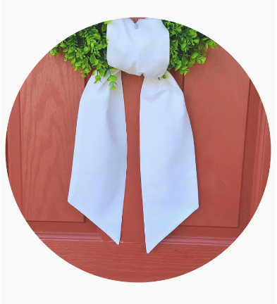 Linen Wreath Sash