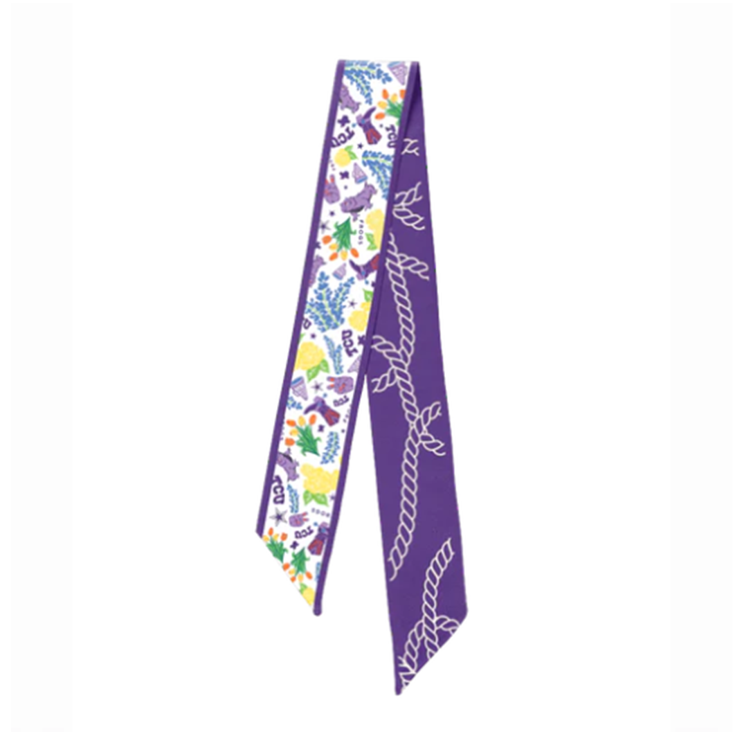 TCU Twilly Scarf – PAPER AFFAIR DALLAS - Main Image