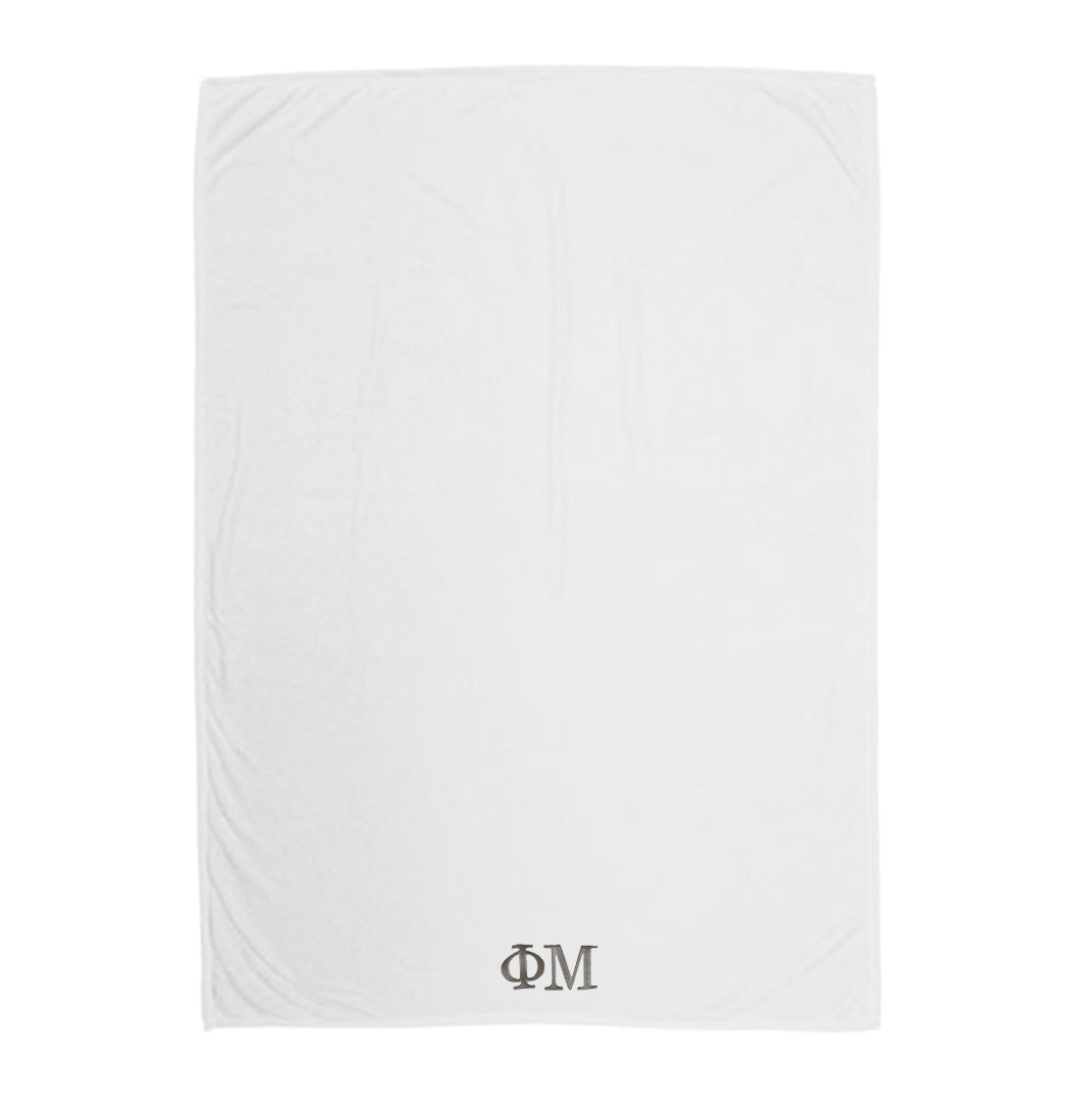 Sorority Microfleece Throw Blanket