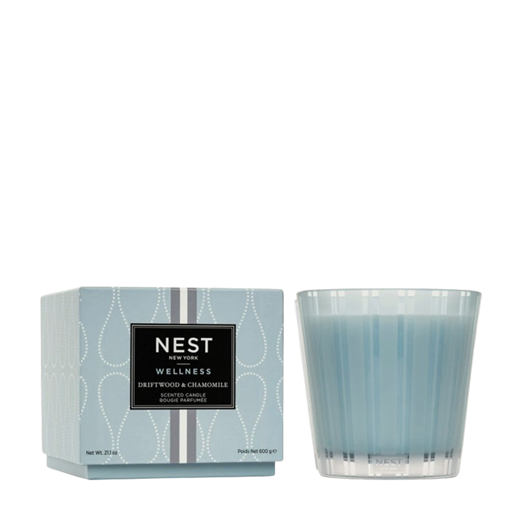 Nest 3-Wick Driftwood & Chamomile Candle (21.2 oz)