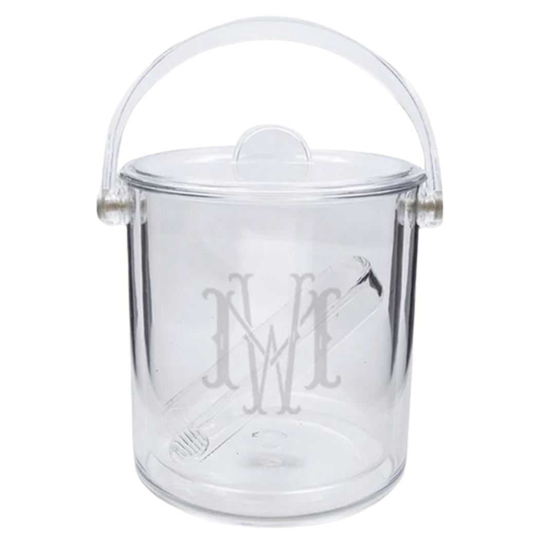 Engraved Acrylic Ice Bucket