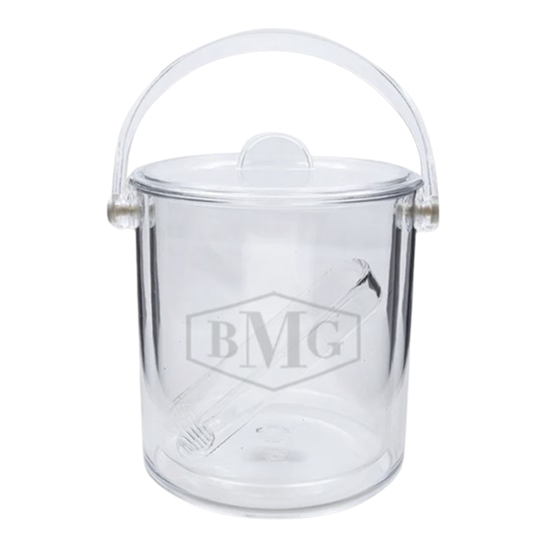 Engraved Acrylic Ice Bucket