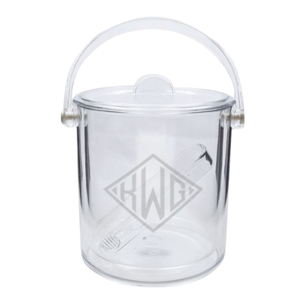 Engraved Acrylic Ice Bucket