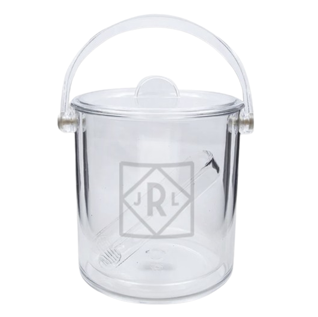 Engraved Acrylic Ice Bucket