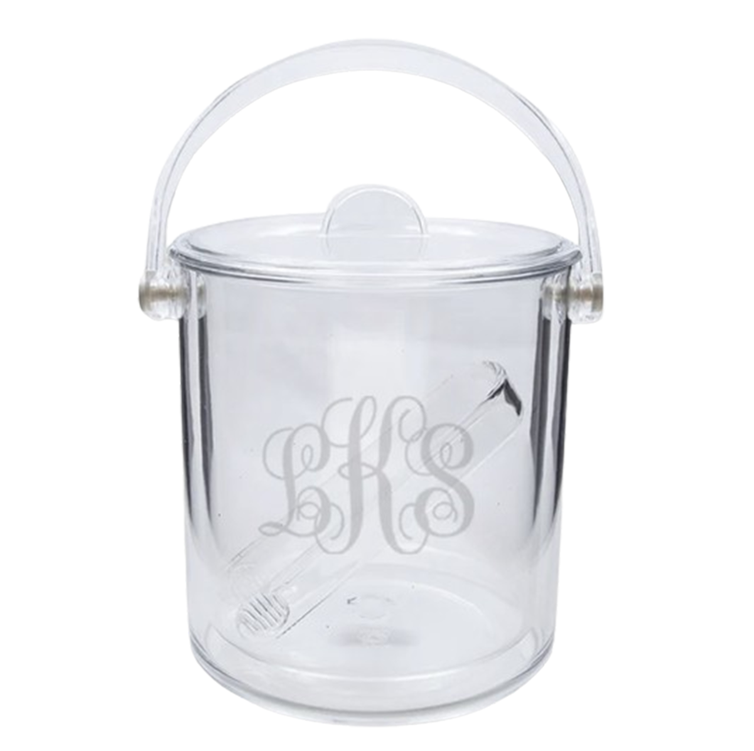 Engraved Acrylic Ice Bucket