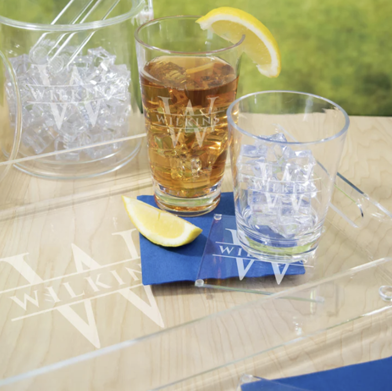 Engraved Acrylic Serving Tray