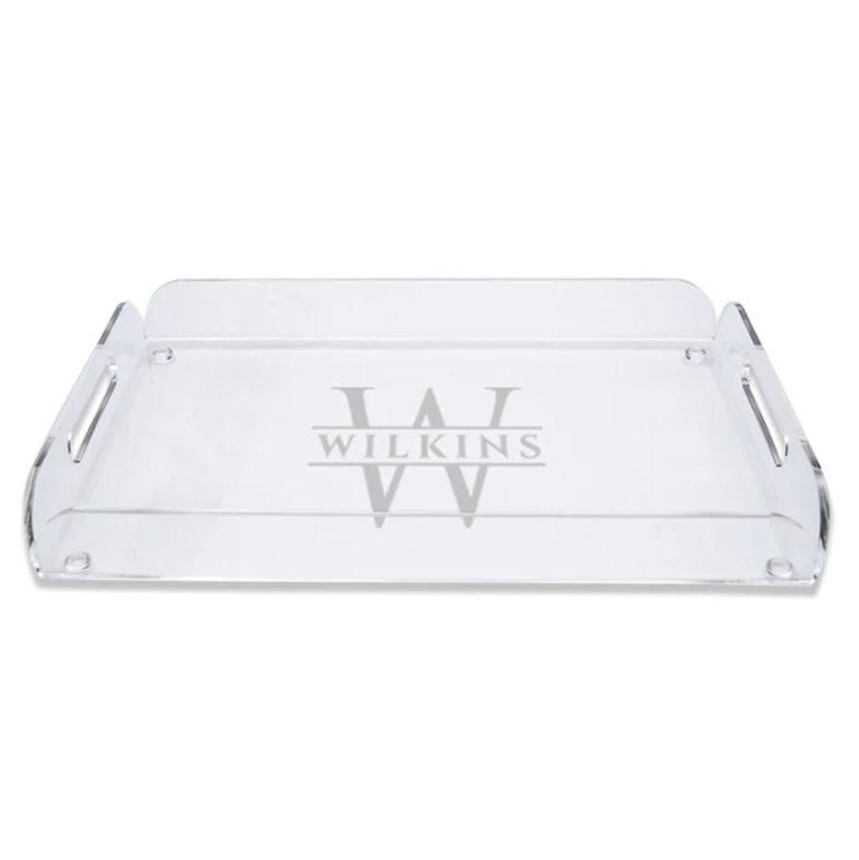 Engraved Acrylic Serving Tray