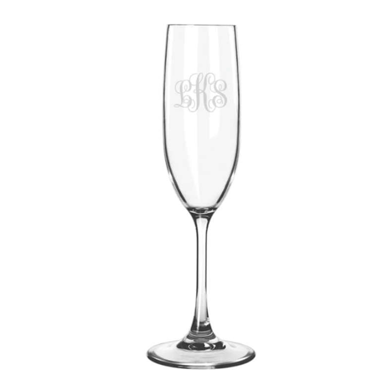 Engraved Acrylic Champagne Flute
