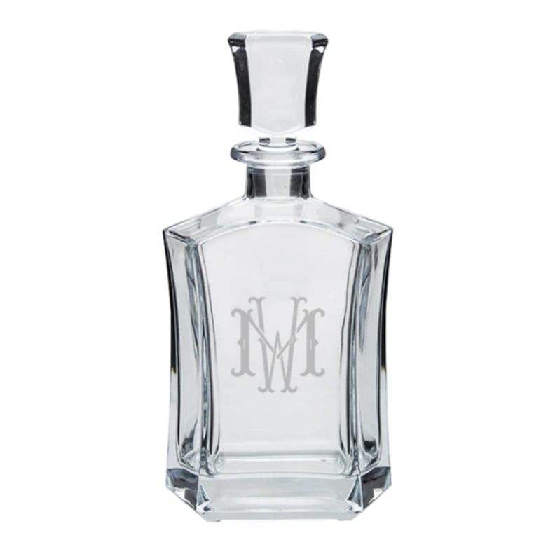 Engraved Gilded Decanter