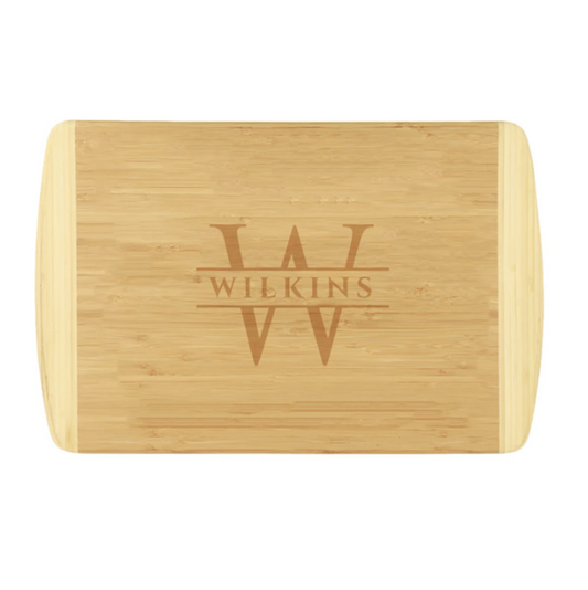 Engraved Bamboo Cutting Board