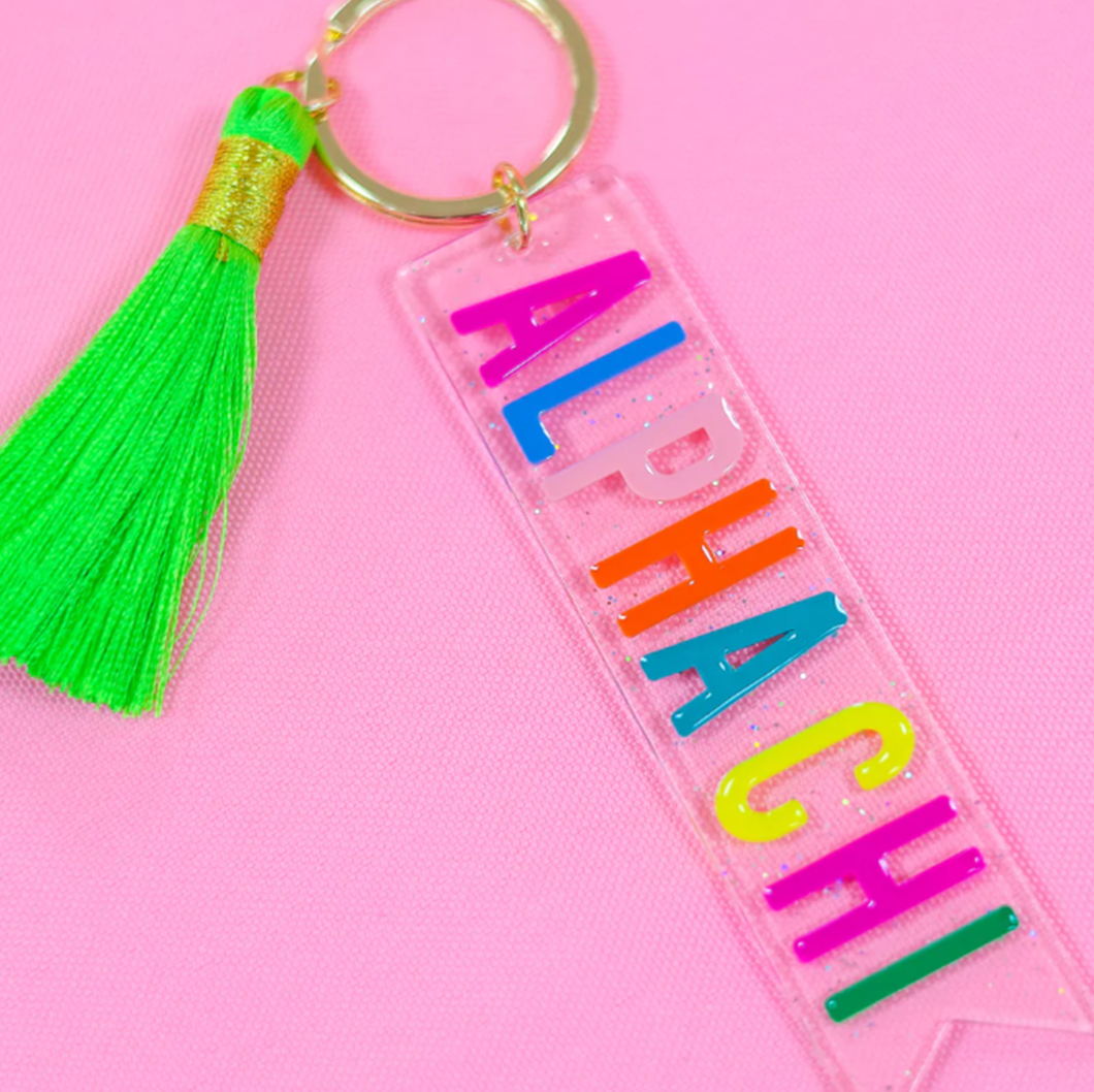 Sorority Tassel Key Fob
