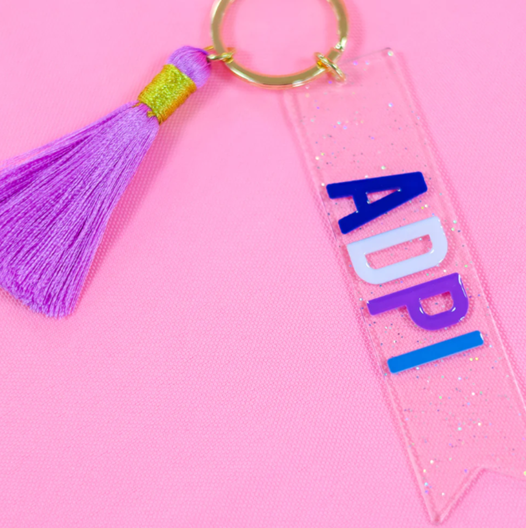 Sorority Tassel Key Fob