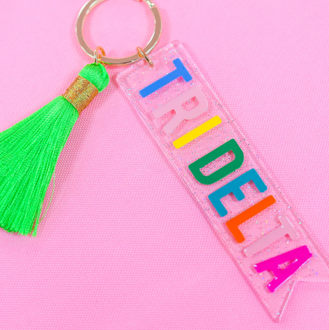 Sorority Tassel Key Fob