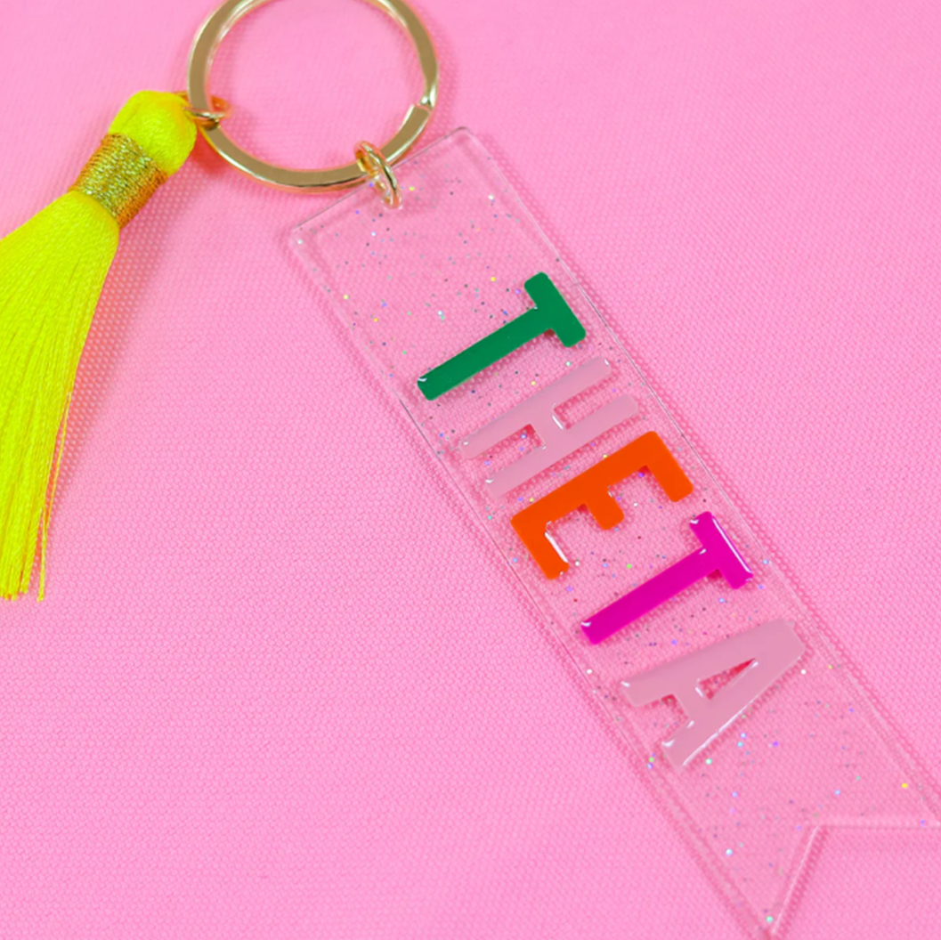 Sorority Tassel Key Fob
