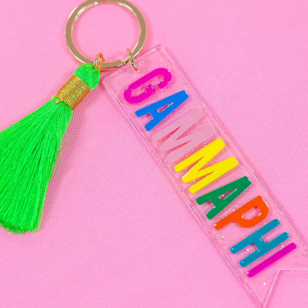Sorority Tassel Key Fob
