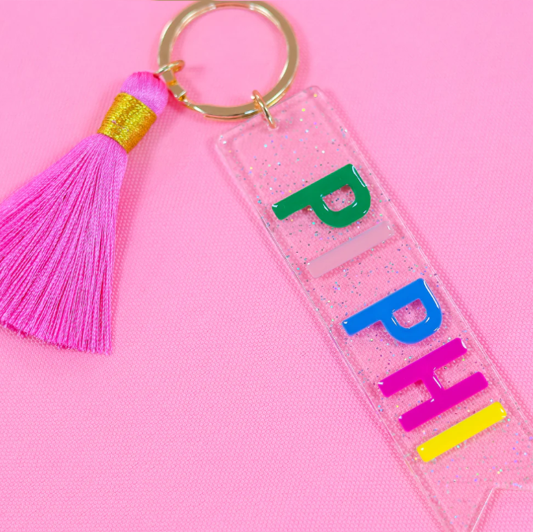 Sorority Tassel Key Fob