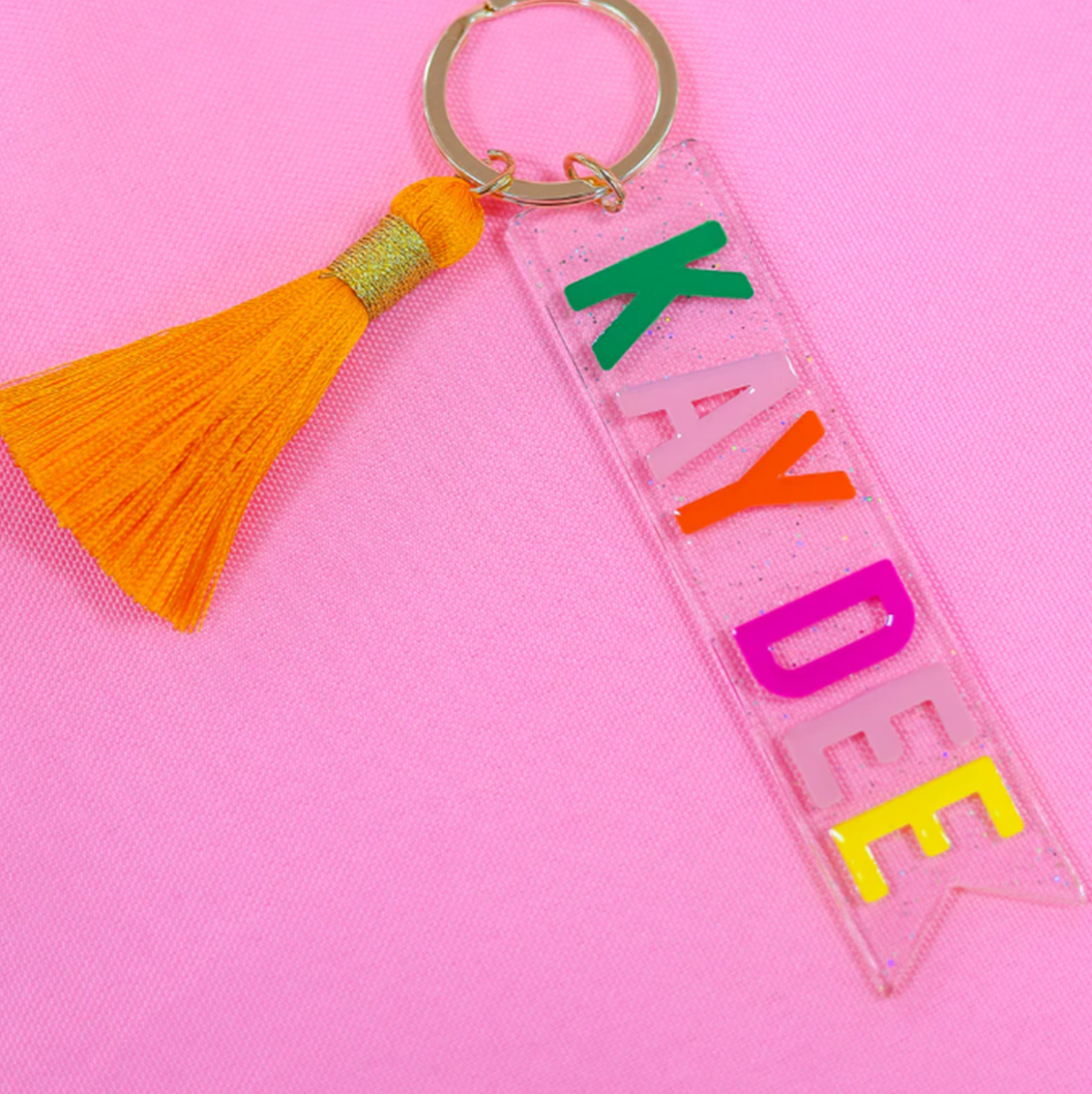 Sorority Tassel Key Fob