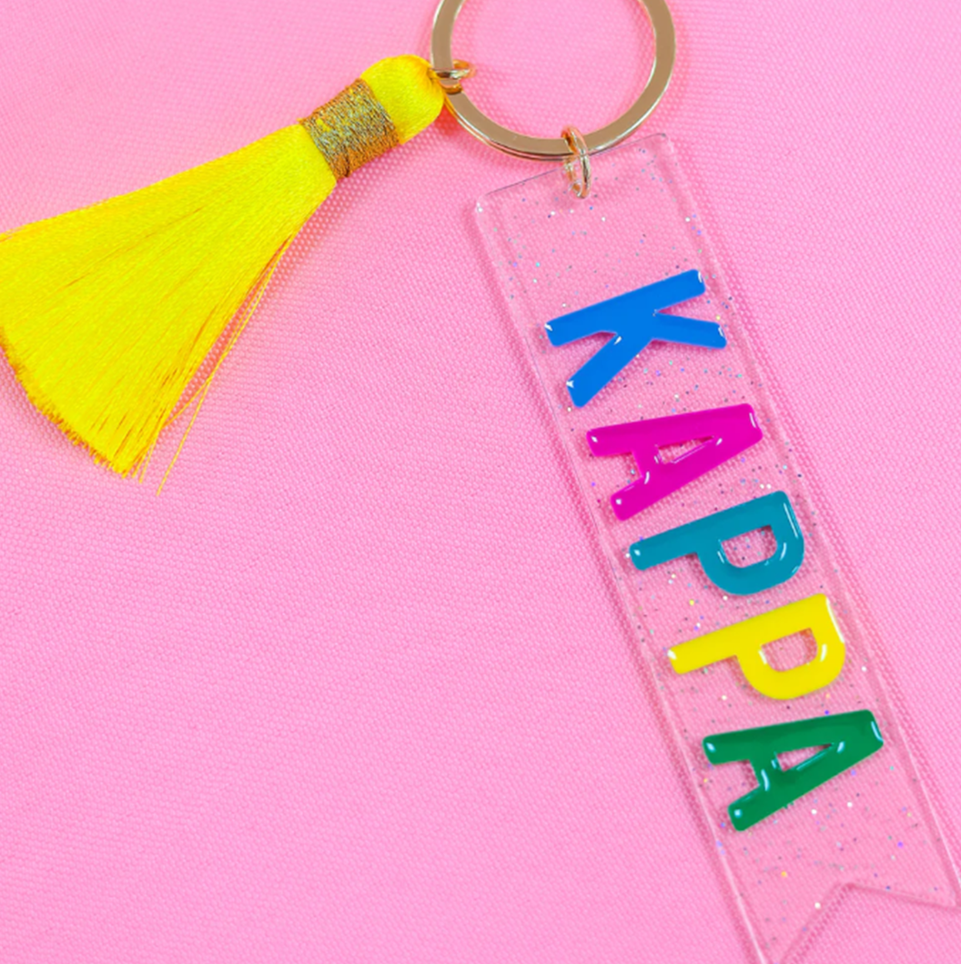 Sorority Tassel Key Fob