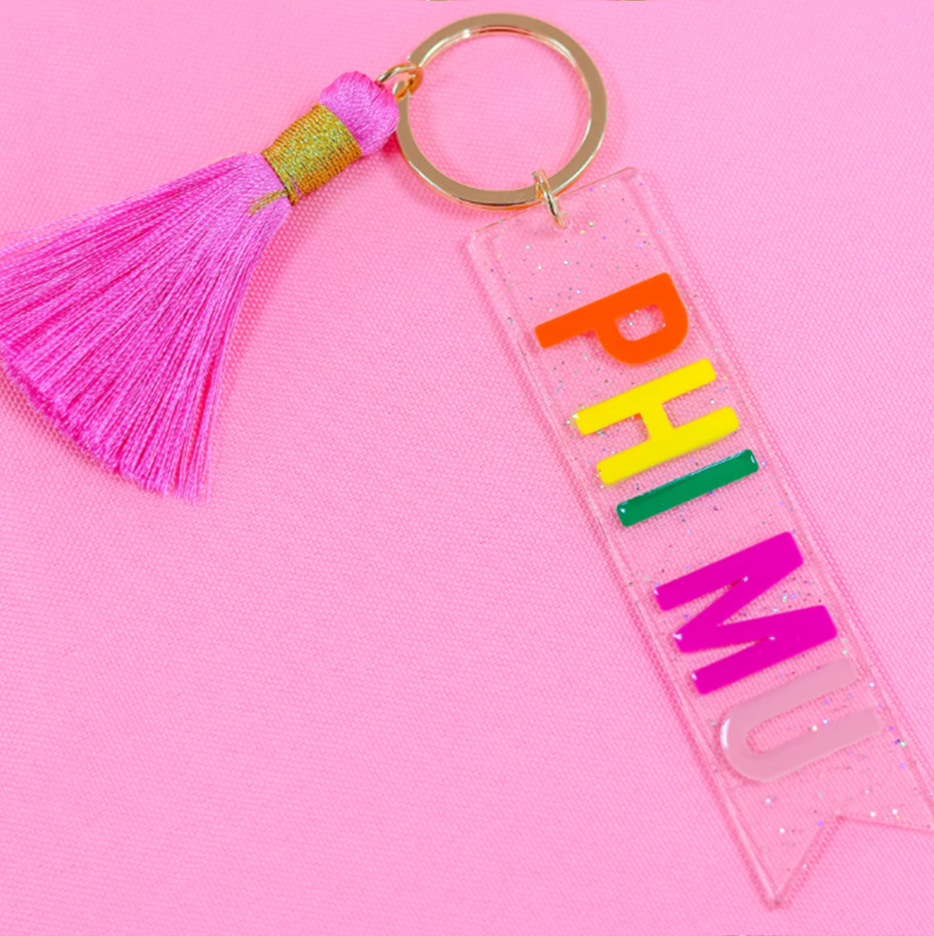 Sorority Tassel Key Fob