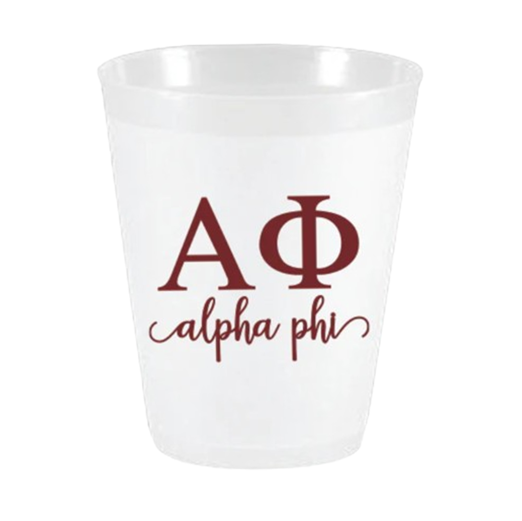 Sorority Frost Flex Cups - Sleeve of 10
