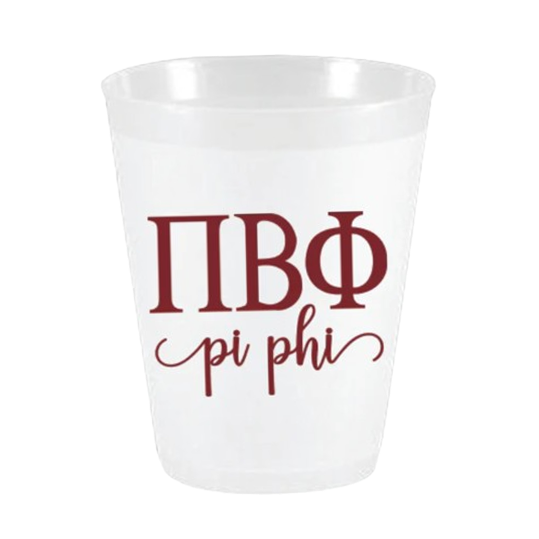 Sorority Frost Flex Cups - Sleeve of 10