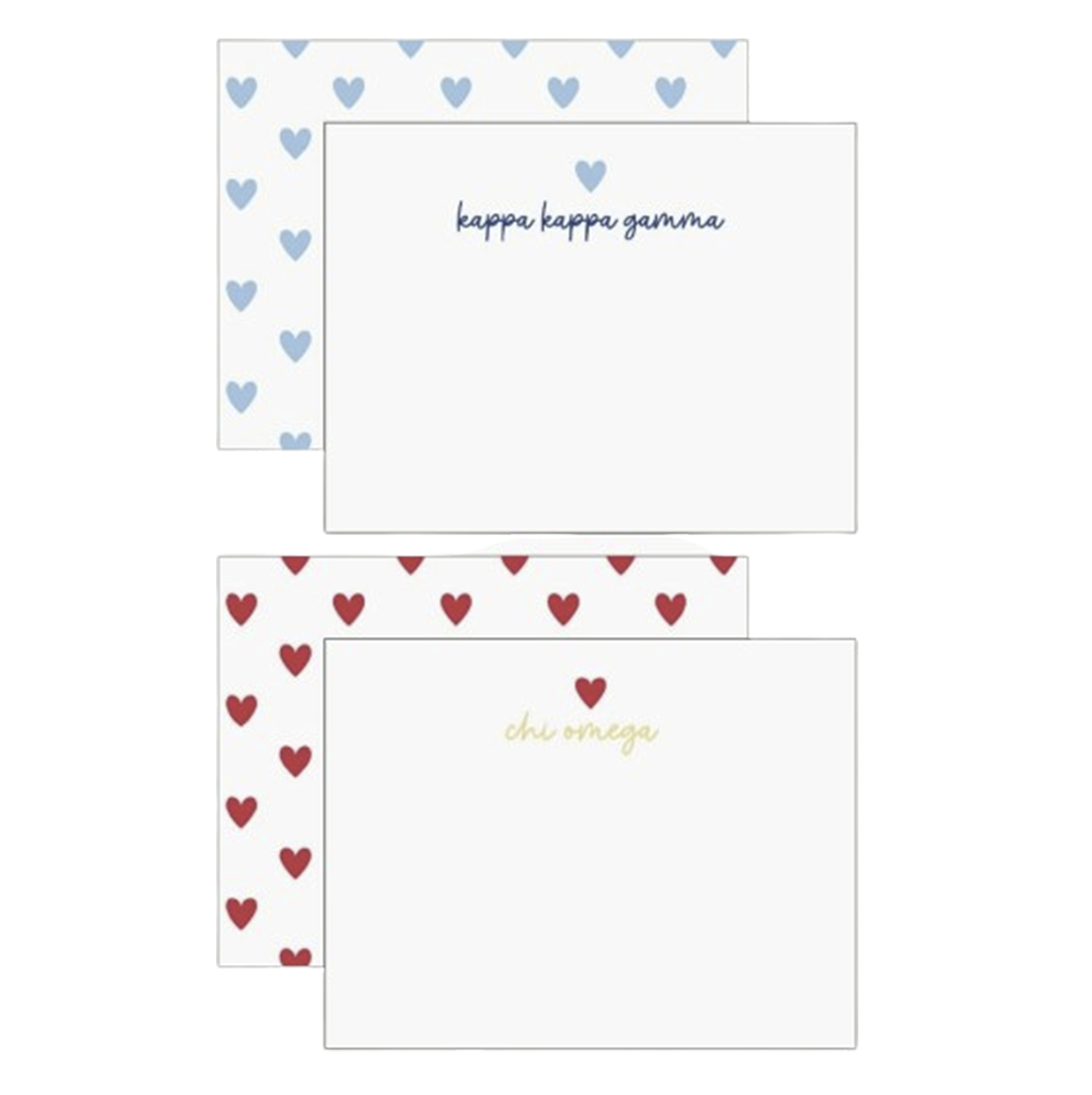 Sorority Heart Flat Notes