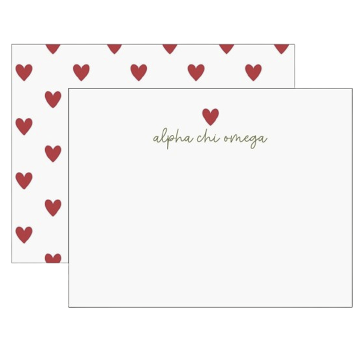 Sorority Heart Flat Notes