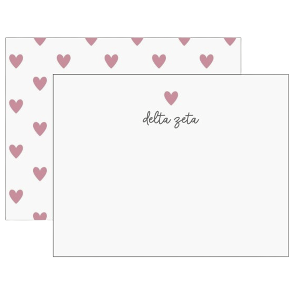 Sorority Heart Flat Notes