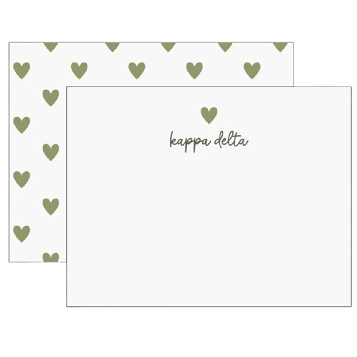 Sorority Heart Flat Notes