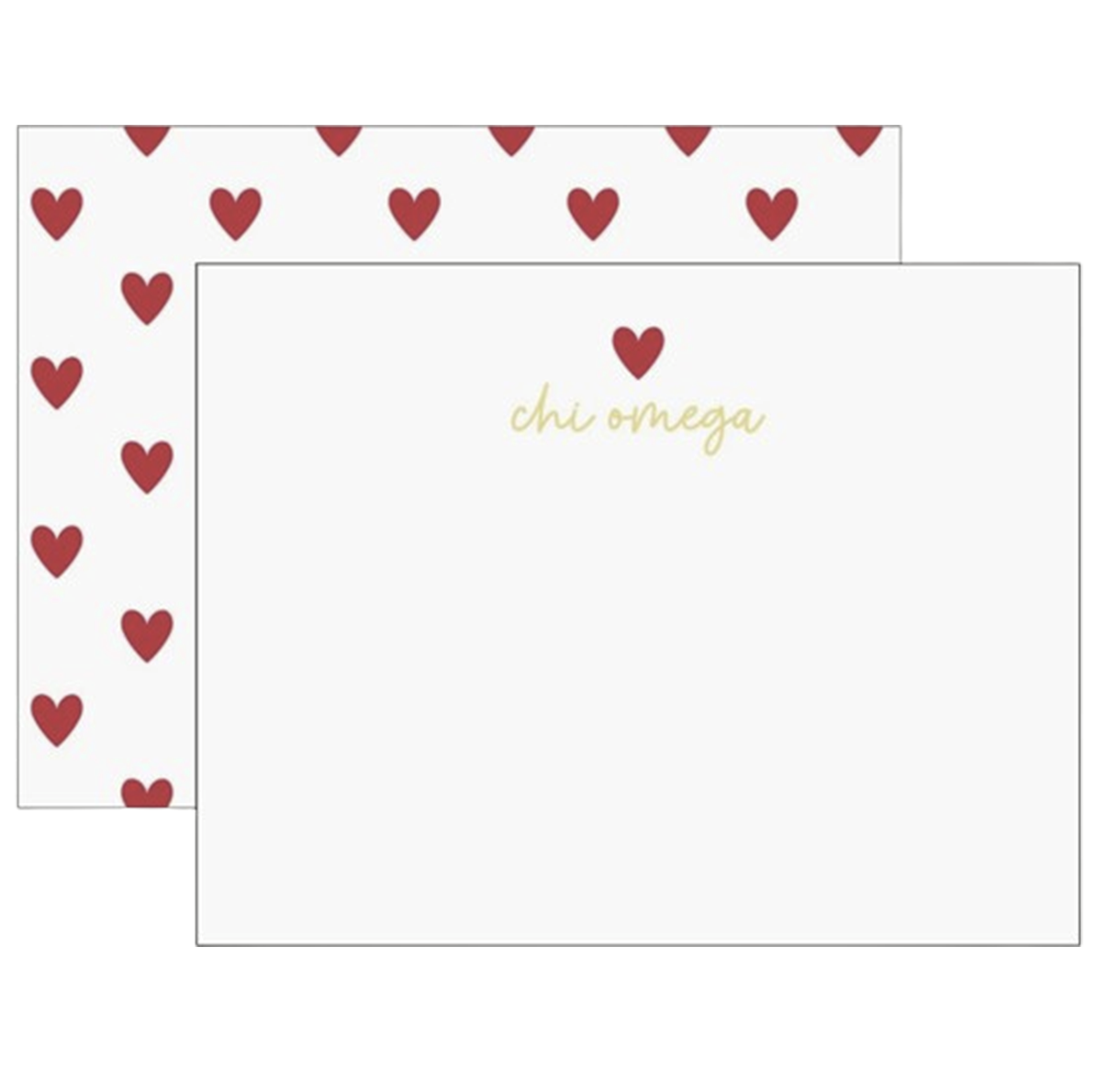 Sorority Heart Flat Notes