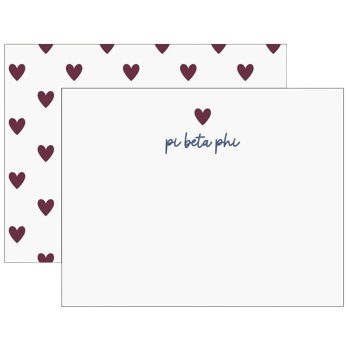 Sorority Heart Flat Notes