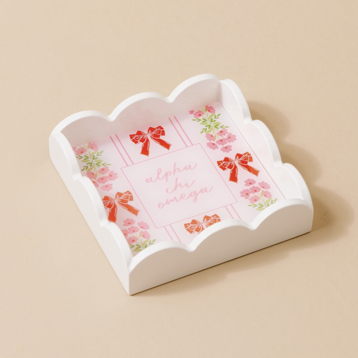 Sorority Scallop Trinket Tray