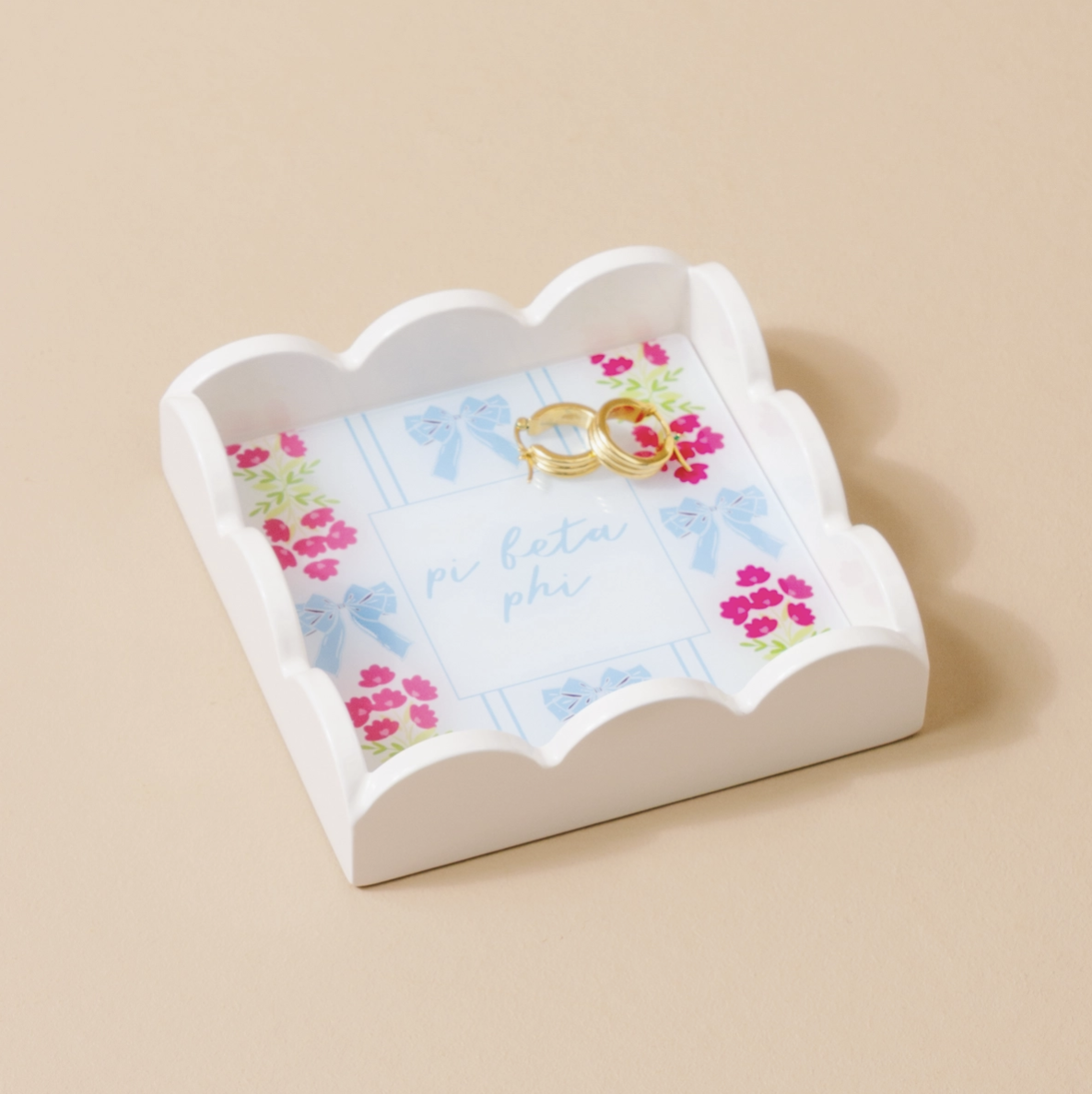 Sorority Scallop Trinket Tray