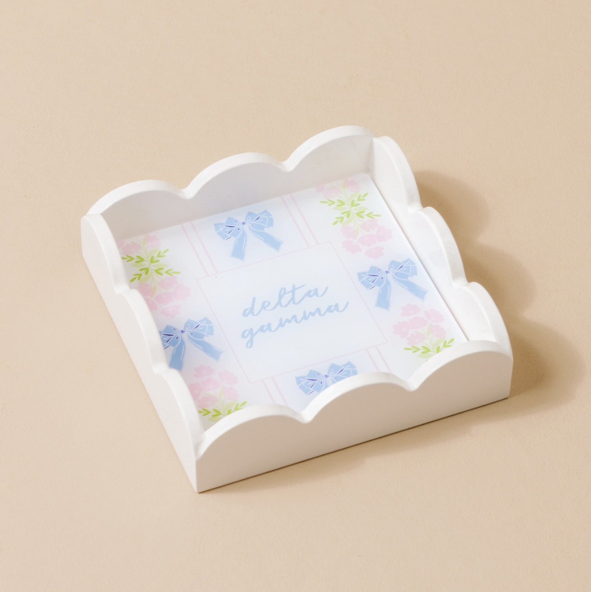 Sorority Scallop Trinket Tray