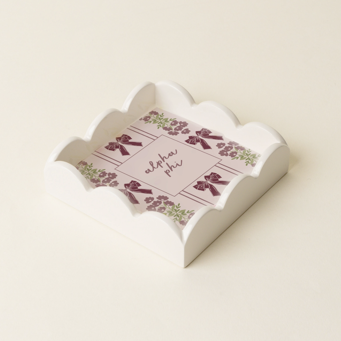Sorority Scallop Trinket Tray