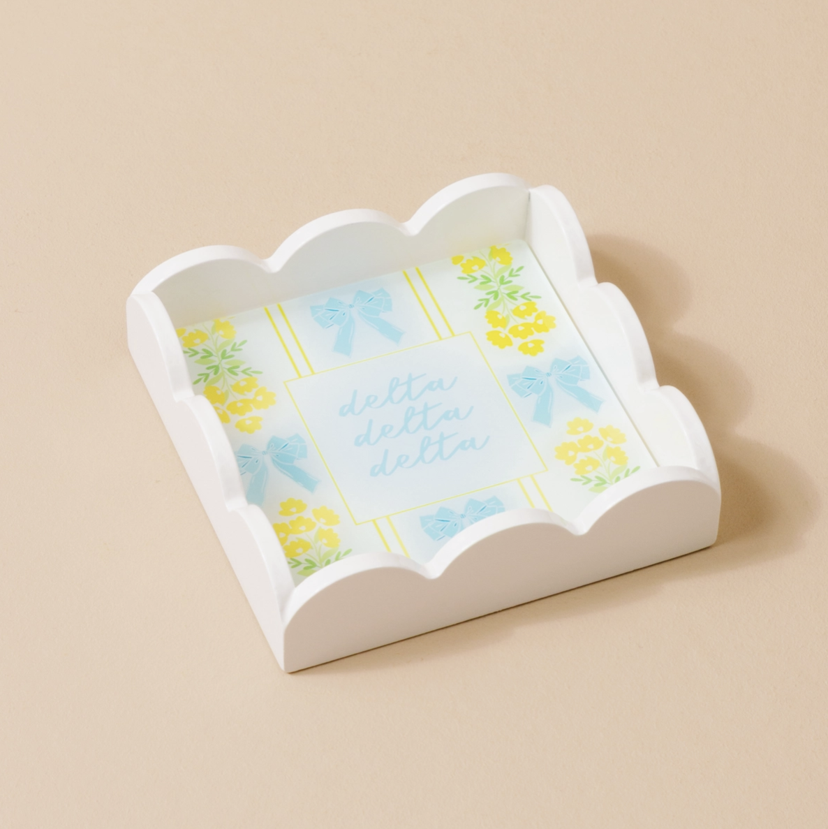 Sorority Scallop Trinket Tray