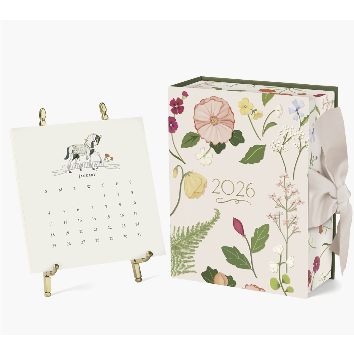 2026 Karen Adams Boxed Desk Calendar