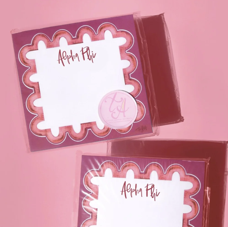 Sorority Watercolor Notepad