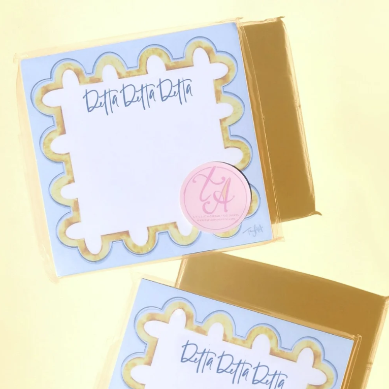 Sorority Watercolor Notepad