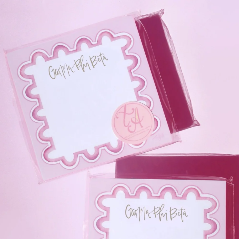 Sorority Watercolor Notepad