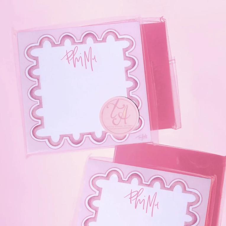 Sorority Watercolor Notepad